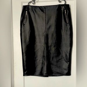 Soft PU leather like Skirt